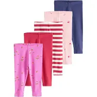 Next Leggings navy / rosa / rosa neón / rojo / blanco