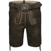Spieth & Wensky Pantalón tradicional 'Greif' marrón oscuro