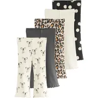 Next Leggings camelo / gris basalto / blanco lana