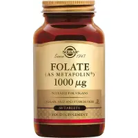 Solgar Comprimidos Folate 1000mcg 60 Unidades