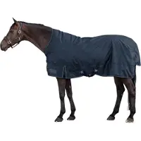Waldhausen , manta para exteriores Nordic, cuello alto, 100 gramos, color azul noche, talla 125