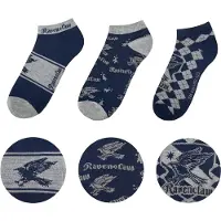 Cinereplicas Calcetines Tobilleros 3pack Ravenclaw Harry Potter