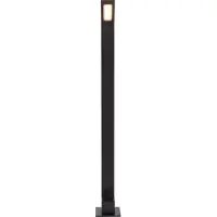 Lucide LAWFORD – Lámpara de pie – LED – 1x6 W, 3000 K – IP54 – Negra - 81 cm