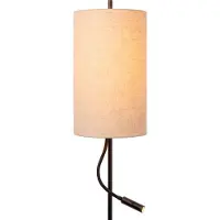 Lucide MAGIC - Lámpara de pie - Diámetro 24 cm - 1xE27 - Negra - 43W