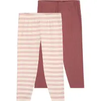 Minymo Leggings beige claro / rosa / borgoña