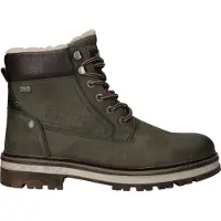Mustang Botas con cordones 'Merem' oliva / negro
