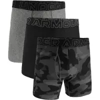 Under Armour Calzoncillo boxer gris / negro