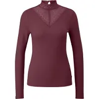 s.Oliver -qs T-shirts Burgundy Talla: S | Manga Larga Outlet | Mujer | Marrón