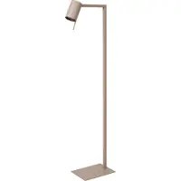 Lucide LESLEY: Lámpara de lectura de pie – 1xGU10 – Color taupe