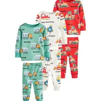 Next Pijama crema / verde claro / albaricique / arándano