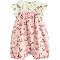 Next Pijama entero/body rosa