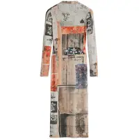 Desigual , Vestido ajustado collage, Viscosa, XS