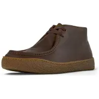 Camper para hombre. K300530-004 Botines de piel Peu Terreno marrón (42), Plano, Ninguno, Casual, outlet 2026.