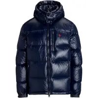 Ralph Lauren para hombre. 710968281002 Chaqueta Gorham brillante de plumón marino (M), Casual, Sostenible, Nylon reciclado, Polo Ralph