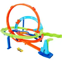 Hot Wheels Pista De Carreras De Coches De Juguete Con Bucle Extremo Ciclón