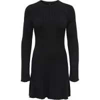 ONLY Vestido de punto negro