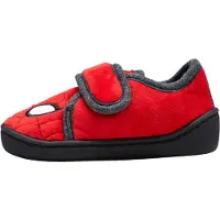 Next Zapatillas de casa gris oscuro / rojo