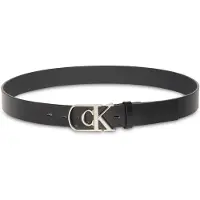 Calvin Klein Curve Monogram Buckle Belt Black Talla: 85 | Cinturones Outlet | Hombre | Negro
