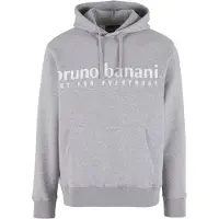 Bruno Banani Sudadera gris / blanco