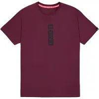 Alpha industries Camiseta 'Alpha Puff' rojo cereza / negro