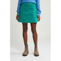 River Woods Green Corduroy Short Skirt Talla: 36 | Mini Faldas Outlet | Mujer | Verde