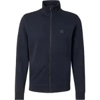 BOSS Sudadera con cremallera 'Zestart' azul oscuro