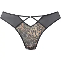 LASCANA Tanga marrón / capuchino / negro