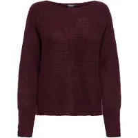 ONLY Jersey 'ONLDaniella' rojo vino