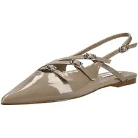 Steve madden Cianna Flat Shoes Taupe Patent Talla: 42 | Bailarinas Outlet | Mujer | Negro