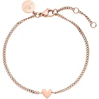 Purelei Pulsera 'Tiny Heart' oro rosa