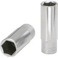 Ks Tools 917.1426, Llave de vaso, 1/4", métrica, 1 cabeza, 6 mm, acero cromo vanadio