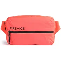 FIRE+ICE Riñonera 'Park City Haik' salmón / negro