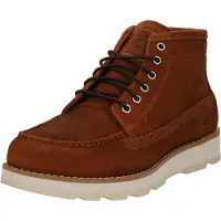 Timberland para hombre. TB0A6CEPEIZ1 Botines de Piel Chukka Britton Mills marrón (47.5), Plano, Cordones, Casual, Outdoor, outlet