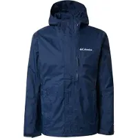 Columbia Chaqueta de montaña 'Pouring Adventure' azul oscuro / blanco