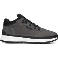 Timberland para hombre. TB1A2A230331 Zapatillas de piel Field Trekker gris (41.5), Plano, Cordones, Casual, outlet 2026.