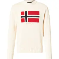 Napapijri Jersey 'D-Mura C' beige / rojo / negro