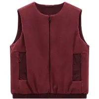 Jeanne Baret - Women's Rochefort Cargo Vest - Chaleco de fibra sintética size 42, rojo
