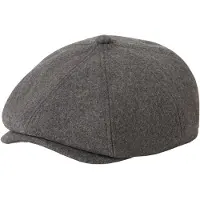 Brixton - Brood Flannel Snap Cap - Gorra size XS, gris