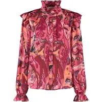 Studio Amaya Mila Blouse Fuchsia Talla: XS | Manga Larga Outlet | Mujer | Rosa