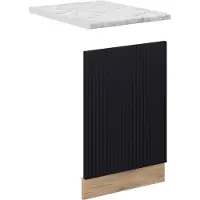 Vicco Panel frontal Fame-Line Rayas negras 45 cm , ET Mármol, Model 50961