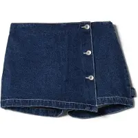 Brixton - Women's Wrap Skort - Falda pantalón size XS, azul