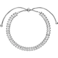 Purelei Pulsera 'Crystal Glow' plata / transparente