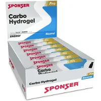 Sponser Sport Food Caja De Geles Energéticos Carbo Hydrogel Sabor Neutro 60g 20 Unidades