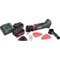 Metabo Herramienta multifunción a batería MT 18 LTX 18 V OIS / Starlock + 2 baterías LiHD de 5,5 Ah + cargador