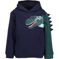 Blue Seven Sudadera azul noche / petróleo / blanco