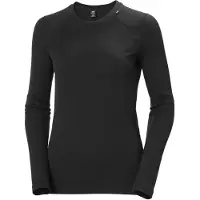 Helly Hansen para mujer. 49378 Camiseta térmica Lifa Merino Midweight negro (XL), Deportivo, Lana, Manga larga, outlet 2026.