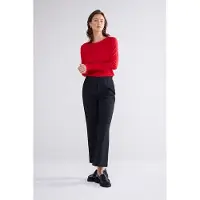 Summum Woman Round Neck Top Lyocell Wool Basics True Red Talla: XXL | Manga Larga Outlet | Mujer | Rojo