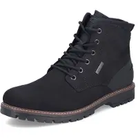 Rieker Botas con cordones negro