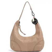 Fredsbruder Take A Smile Bolsa de hombro Piel natural 33 cm marrón