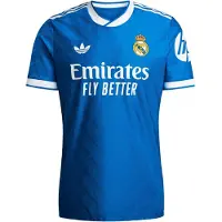 Adidas Camiseta de fútbol 'Real Madrid 25/26 Third Authentic' azul / blanco
